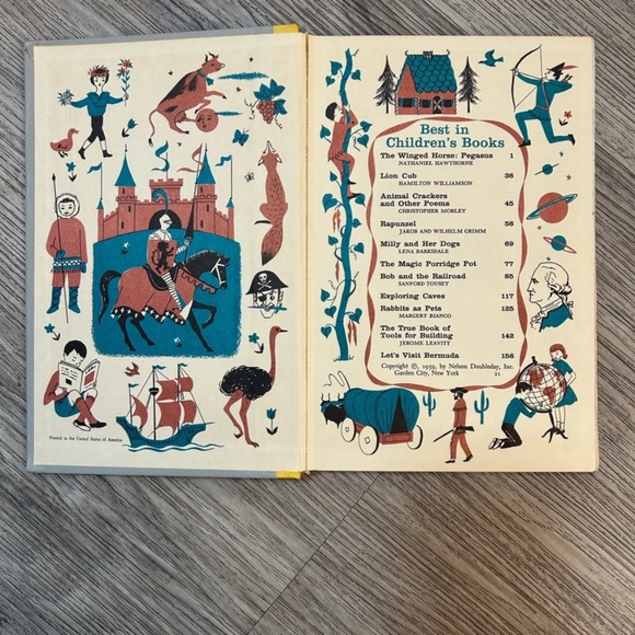 Vintage 1959 BEST IN CHILDREN’S BOOKS classic hard cover book. Excellent shape. - Picture 4 of 9